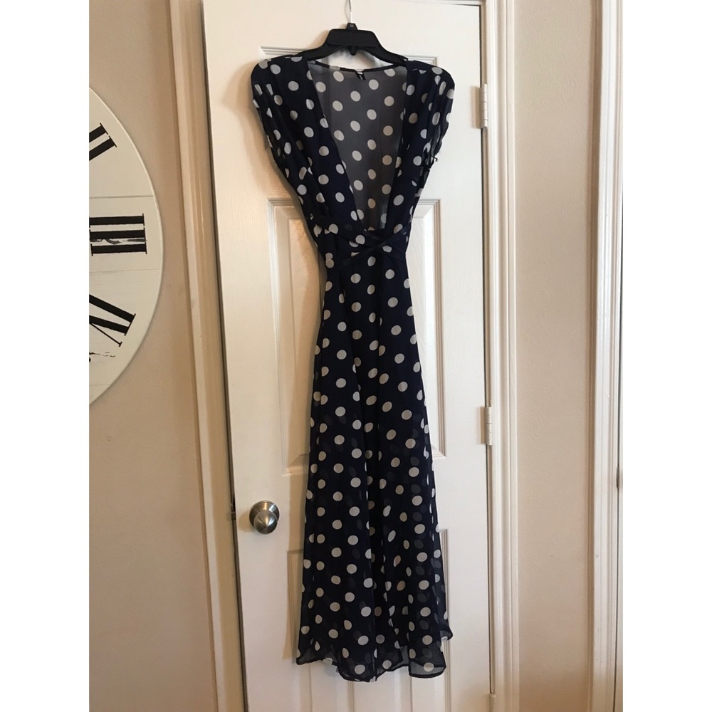 Polka Dot Wrap Dress